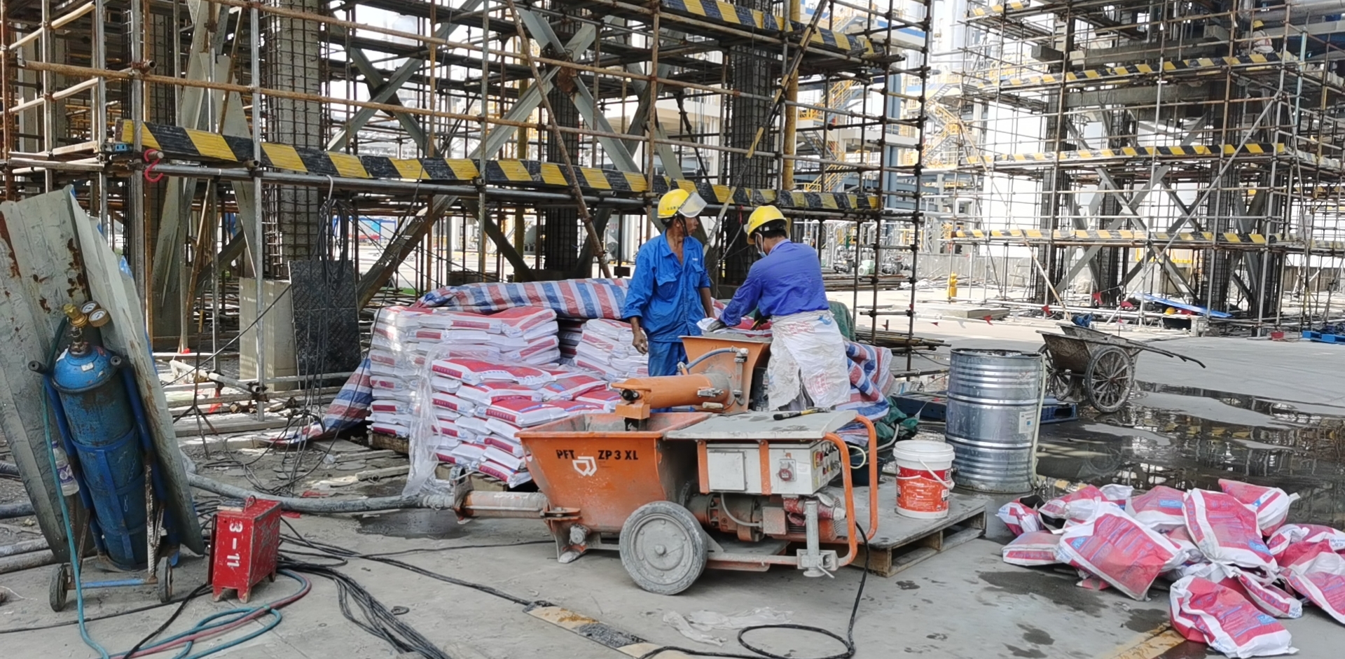 Z6尊龙凯时灌浆料施工质量：和易性沉要作用